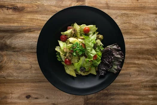 italian salad fresh vegetables olives